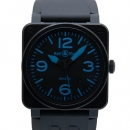 ベル＆ロス　BELL＆ROSS　BR03-92　ブルー　PVD　42mm　自動巻