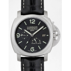 パネライ PANERAI ルミノール1950　3DAYS　GMT zPAM00321 44mm　シースルーバック ブラック