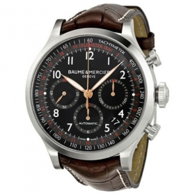 ボーム＆メルシエ　腕時計　ケープランド　M0A10067　ブラック×ブラウン