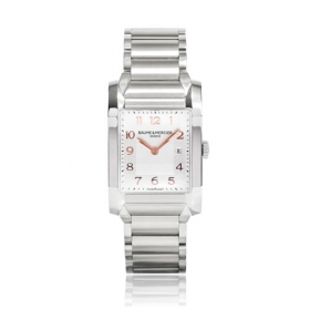 ボーム&メルシエ　腕時計　ハンプトン　MOA10020　ホワイト×ステンレススチール