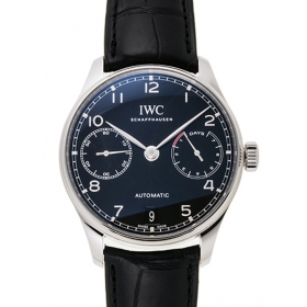 IWC ポルトギーゼ 7デイズパワーリザーブ IW500703 ブラック 31202