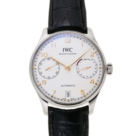 IWC ポルトギーゼ 7デイズパワーリザーブ IW500704 シルバー 31138