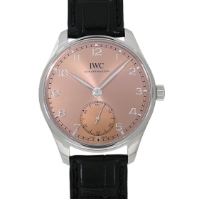 IWC ポルトギーゼ オートマティック 40 IW358313 サーモンピンク メンズ